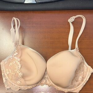 Simone Pérèle lace Spacer Foam 3D Plunge Underwire T shirt Bra 34D nude